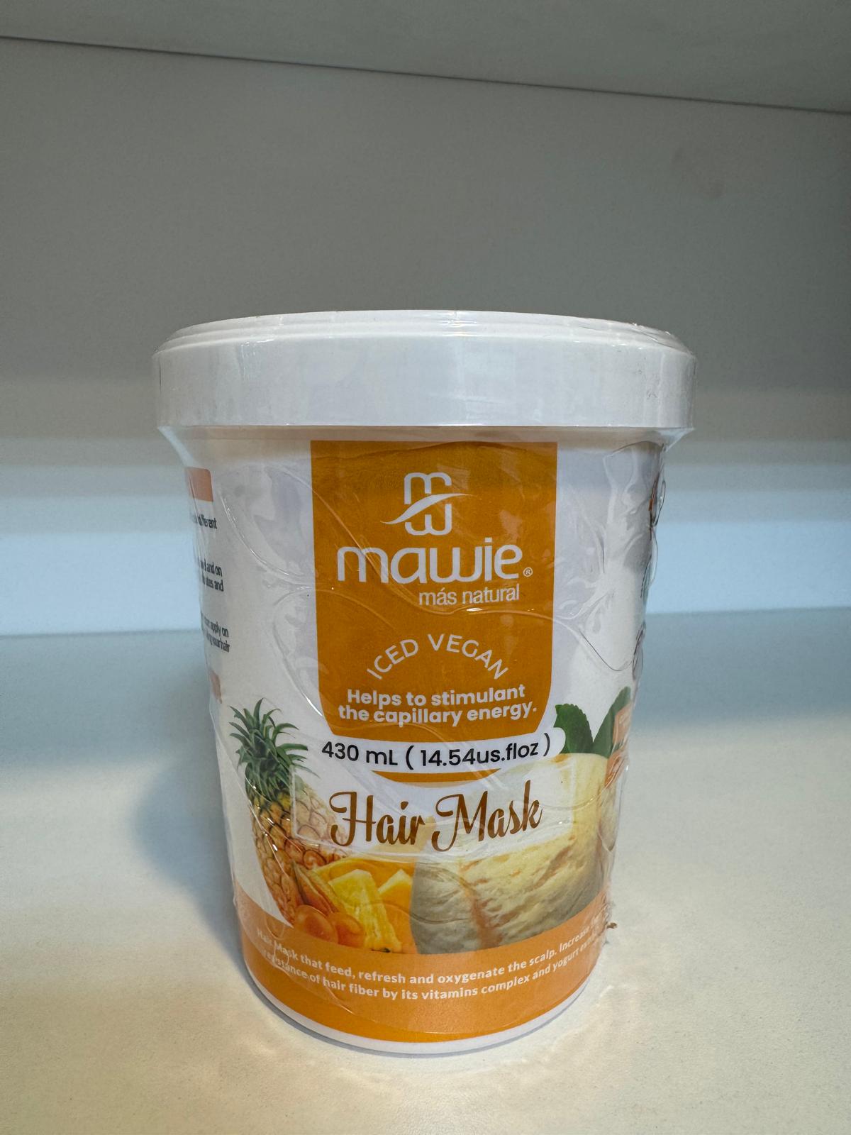 ماسك "آيس فيغان" من ماوي – انتعاش الأناناس والزبادي لتغذية وتنشيط الشعر (430 مل)