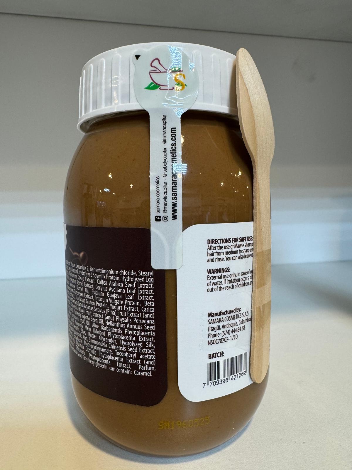 ماسك الشوكولاتة من "ماوي" – خلطة السعادة والترطيب العميق لشعرك (500 مل)