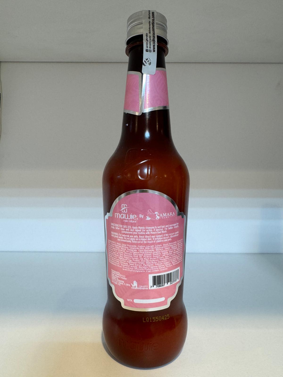 شامبو البيرة النسائي من "ماوي" – لتقوية الشعر وتحفيز النمو الطبيعي (410 مل)