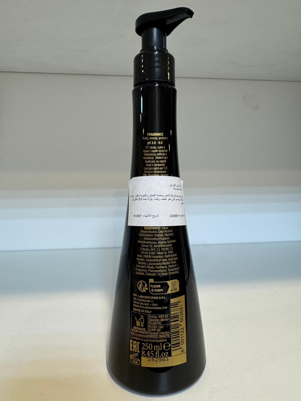 شامبو الكيراتين والأرغان الإيطالي الفاخر – حماية اللون ونعومة حريرية (250 مل)