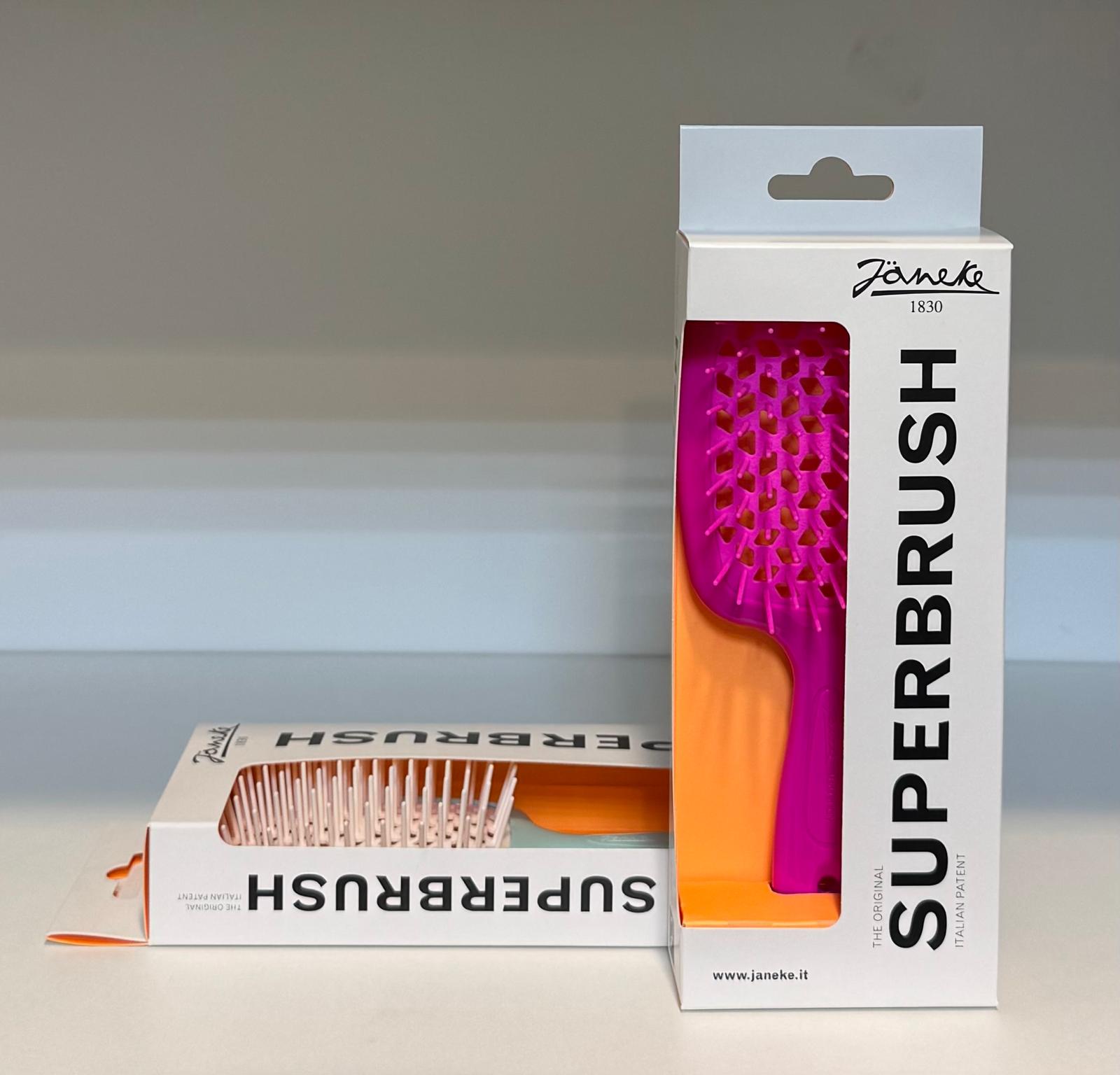 فرشاة Small Superbrush الأصلية من Jäneke – فك تشابك احترافي في حجم مثالي للشنطة والسفر