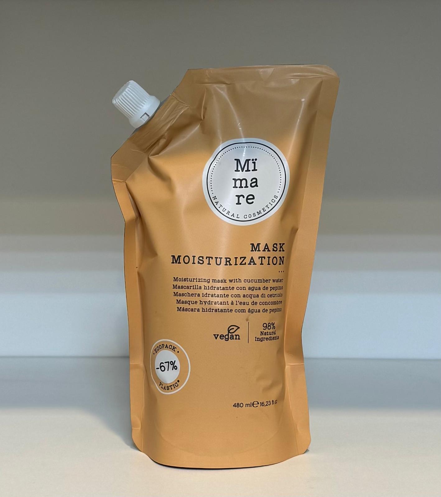 ماسك Moisturization من MiMare – ترطيب نباتي عميق بخلاصة مياه الخيار (480 مل)