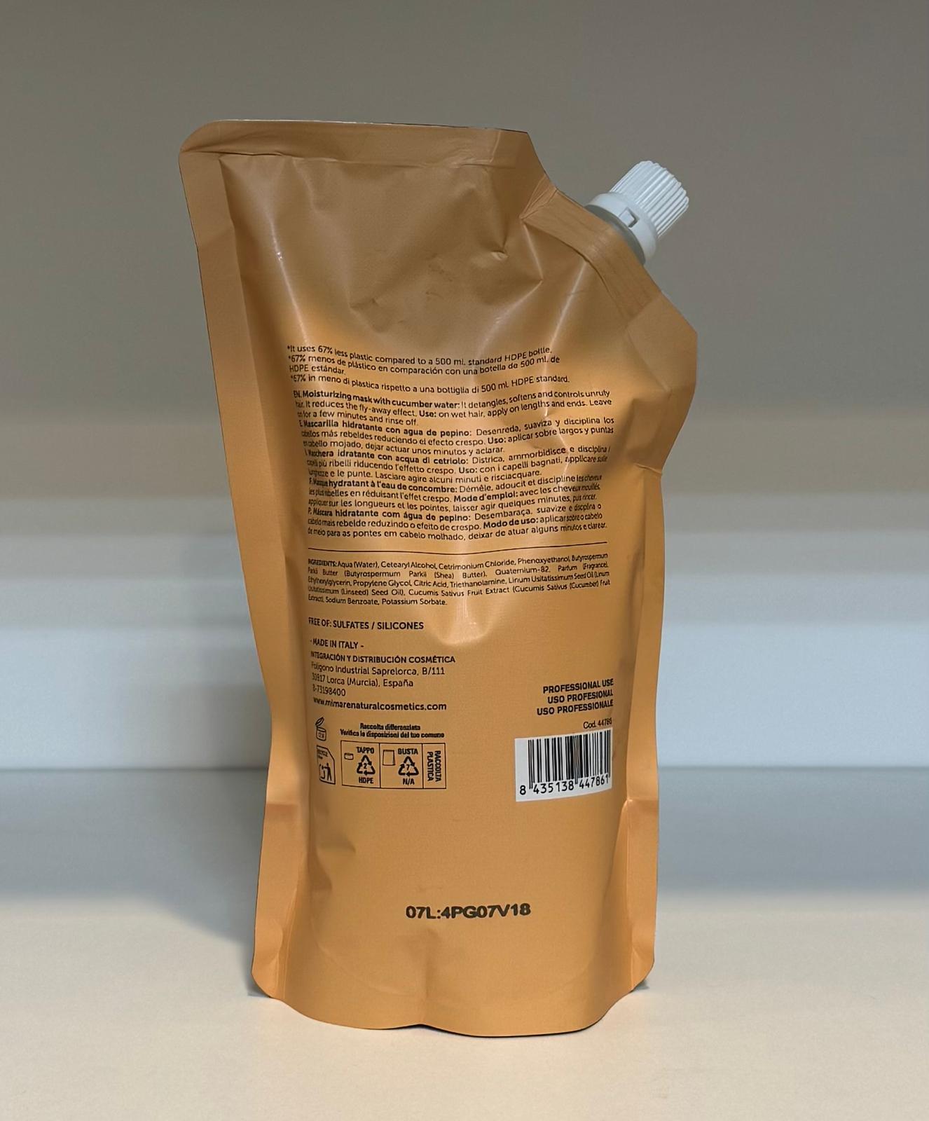 ماسك Moisturization من MiMare – ترطيب نباتي عميق بخلاصة مياه الخيار (480 مل)