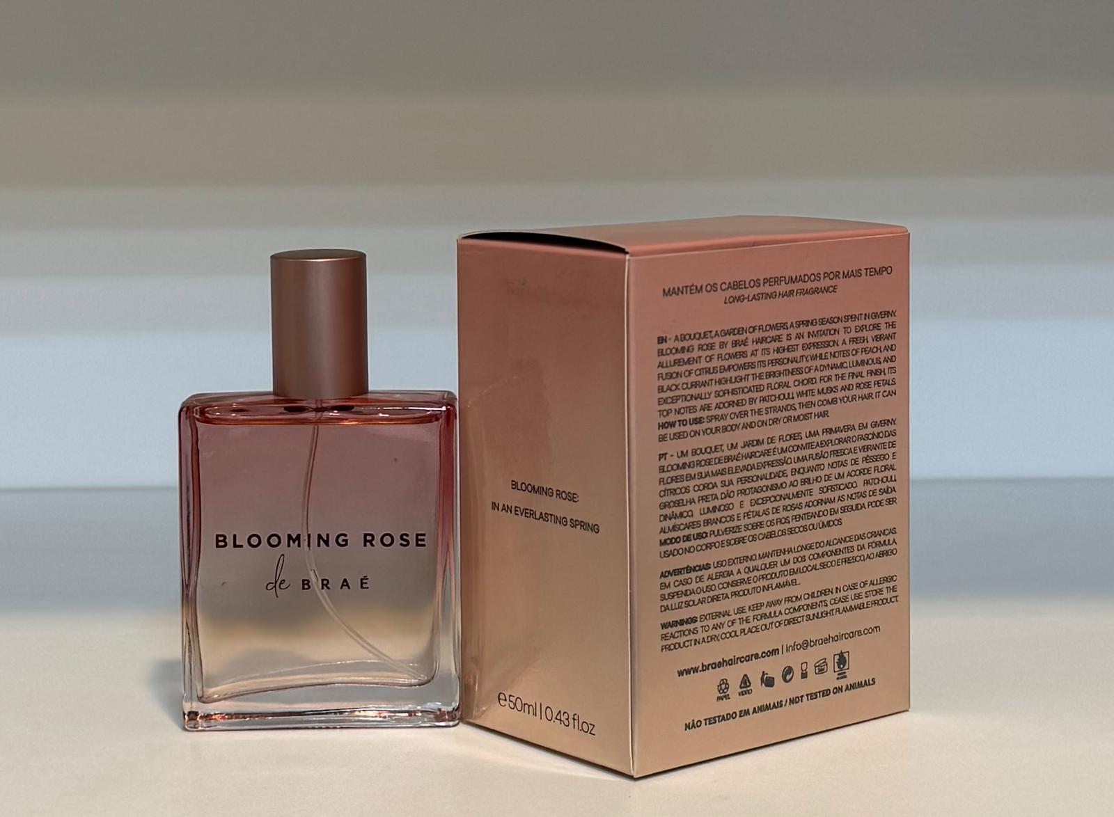 عطر الشعر Blooming Rose من Braé – عبير الورد الساحر لمعان ونعومة تدوم طويلاً (50 مل)