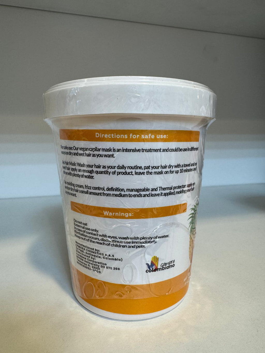 ماسك "آيس فيغان" من ماوي – انتعاش الأناناس والزبادي لتغذية وتنشيط الشعر (430 مل)